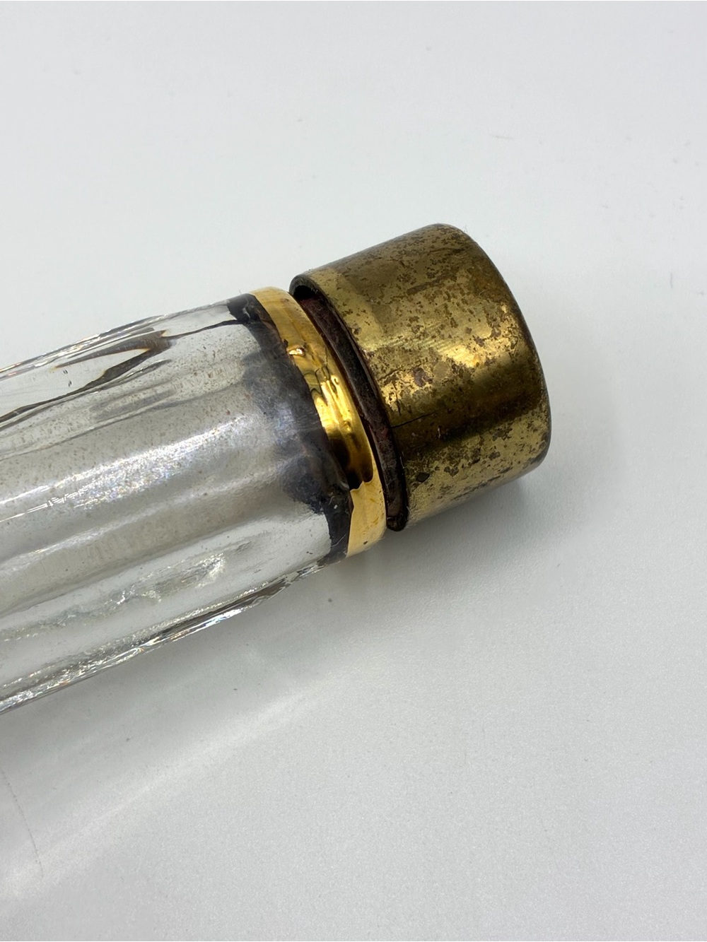Vintage Austrian Revolver Shaped Glass Bottle Famosa LPW MCM - Picture 4 of 16